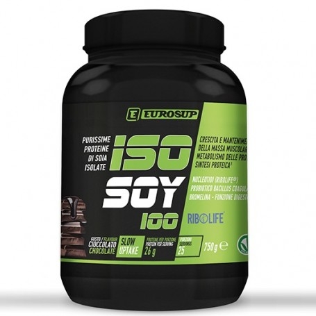 Proteine di Soia Eurosup, Iso Soy 100, 750 g