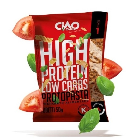 Pasta e Riso Ciao Carb, Protopasta Tubetti, 50 g