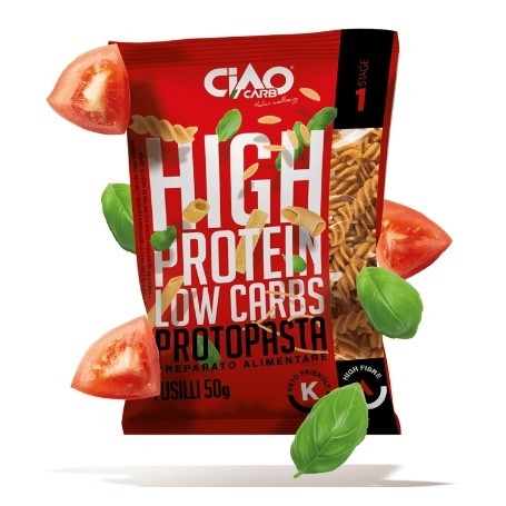 Pasta e Riso Ciao Carb, Protopasta Fusilli, 50 g