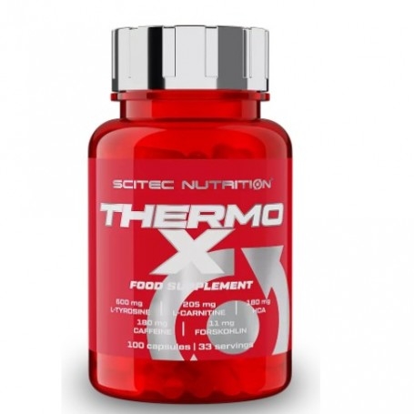 Dimagranti e Termogenici Scitec Nutrition, Thermo X, 100 cps.
