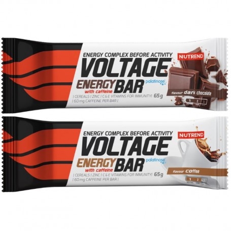 Barrette energetiche Nutrend, Voltage Energy con Caffeina, 65 g