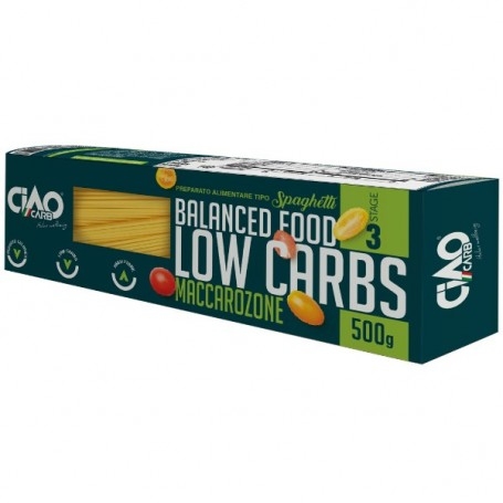 Pasta e Riso Ciao Carb, Maccarozone Spaghetti, 500 g