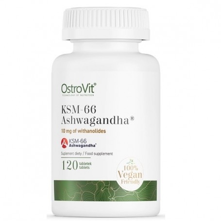 Ashwagandha Ostrovit, KSM-66 Ashwagandha, 120 cpr