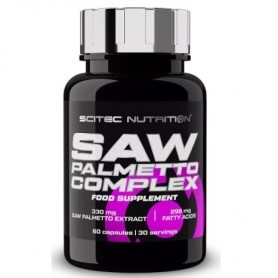 Funzionalità della prostata Scitec Nutrition, Saw Palmetto Complex, 60 cps.