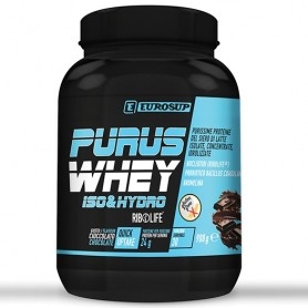 Proteine del Siero del Latte (whey) Eurosup, Purus Whey Iso e Hydro, 900 g