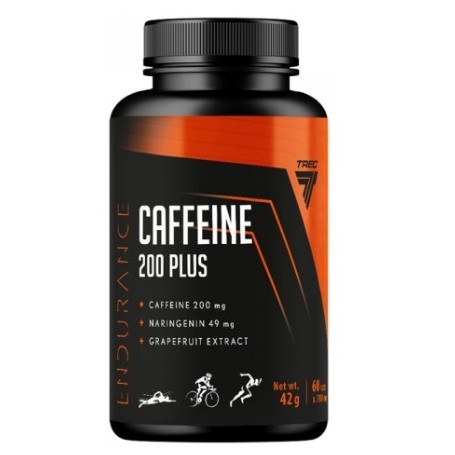 Caffeina Trec Nutrition, Caffeine 200 Plus, 60 cps