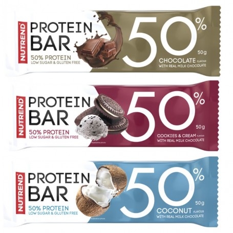 Scadenza Ravvicinata Nutrend, Protein Bar 50, 50 g (Sc.12/2025)