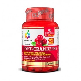 Mirtillo rosso (Cranberry) Optima Naturals, Cranberry, 60 cpr