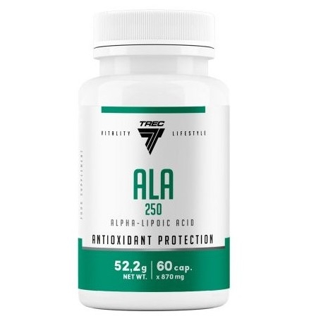 Acido lipoico Trec Nutrition, Ala 250, 60 cps