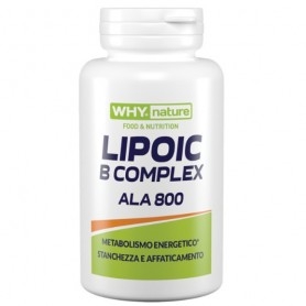 Acido lipoico Why Nature, Lipoic B Complex Ala 800, 90 cpr