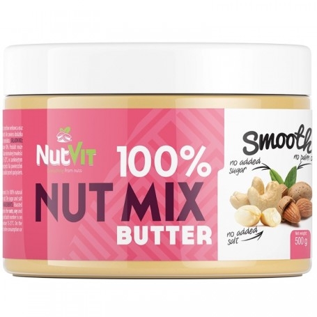 Burro di Arachidi OstroVit, 100% Nut Butter Mix, 500 g