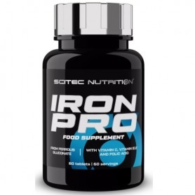 Ferro Scitec Nutrition, Iron Pro, 60 cpr