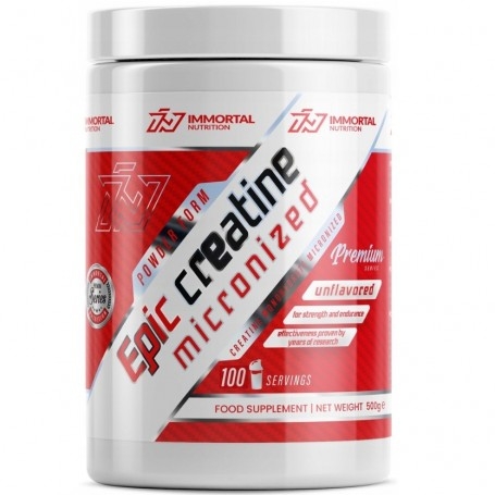 Creatina Immortal Nutrition, Epic Creatine, 500 g