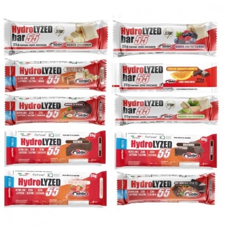 Barrette proteiche Pro Nutrition, Hydrolyzed Bar 50%, 55 g