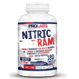 Aminoacidi Ramificati (Bcaa) Prolabs, Nitric Ram, 180 Cpr.