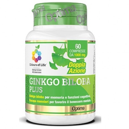 Ginkgo Biloba Optima Naturals, Ginkgo Biloba, 60 cpr