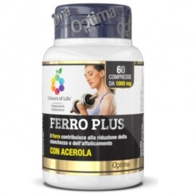 Ferro Optima Naturals, Ferro Plus con Acerola, 60 cpr