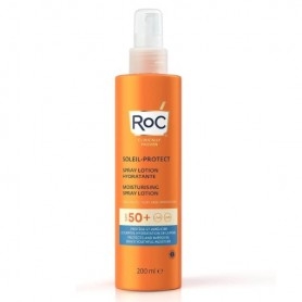 Solari RoC, Lozione Spray Solare Corpo Idratante SPF50, 200 ml