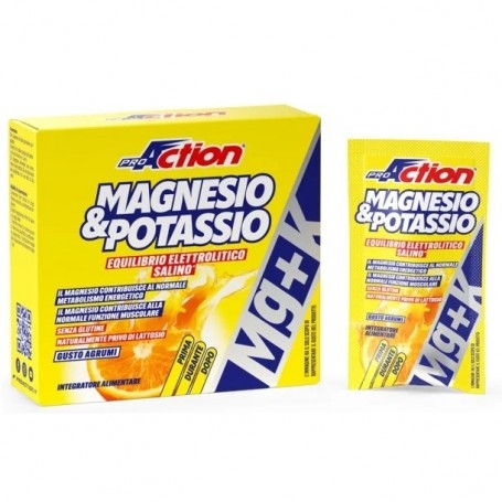 Zinco e Magnesio Proaction, Magnesio e Potassio, 10 bustine