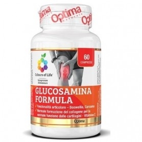 Glucosamina, Condroitina, MSM Optima Naturals, Glucosammina Formula, 60 cpr
