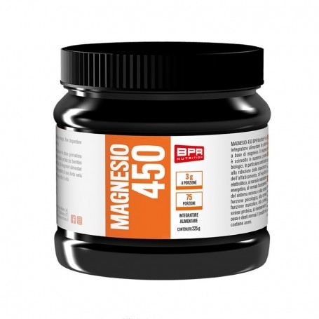 Zinco e Magnesio BPR Nutrition, Magnesio 450, 225 g