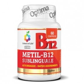 Vitamina B Optima Naturals, Metil B12 Sublinguale, 60 cpr