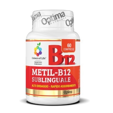 Vitamina B Optima Naturals, Metil B12 Sublinguale, 60 cpr