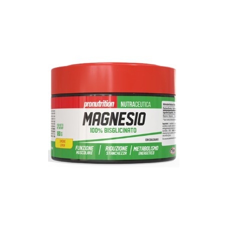Zinco e Magnesio Pro Nutrition, Magnesio Bisglicinato Forte, 180 g
