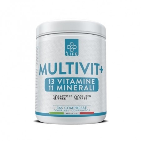 Multivitaminici - Multiminerali +Life, Multivit, 365 cpr