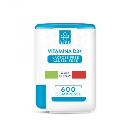 Vitamina D +Life, Vitamina D3 Pocket, 600 cpr