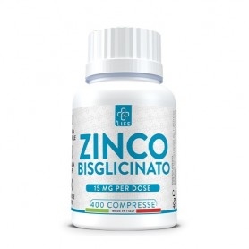 Zinco e Magnesio +Life, Zinco Bisglicinato, 400 cpr