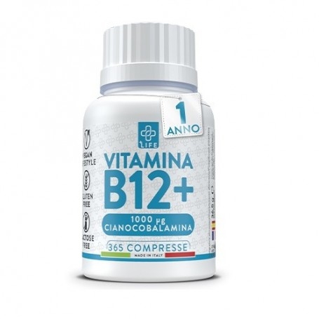 Vitamina B +Life, Vitamina B12+, 365 cpr