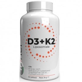 Vitamina D Inner, D3+k2 Liposomiale, 60 cps