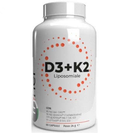 Vitamina D Inner, D3+k2 Liposomiale, 60 cps