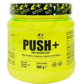 Pre Workout 4+ Nutrition, Push+, 360 g