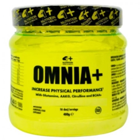 Pre Workout 4+ Nutrition, Omnia+, 400 g