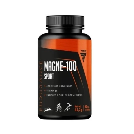 Zinco e Magnesio Trec Nutrition, Magne-100 Sport, 60 cps
