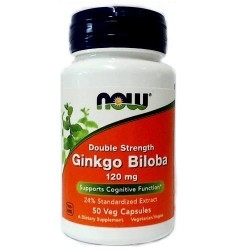 Home Now Foods, Ginkgo Biloba, 50 cps. (Sc.11/2024)