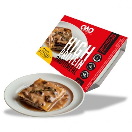 Pasti e Snack Ciao Carb, Lasagna con funghi, 150 g