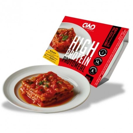 Pasti e Snack Ciao Carb, Lasagna con Verdure Miste e Pomodoro, 150 g