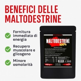 Floriosport, Maltodestrine 100%, 1000 g