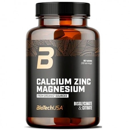 Calcio Biotech Usa, Calcium Zinc Magnesium, 90 cpr