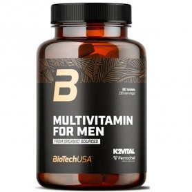 Multivitaminici - Multiminerali Biotech Usa, Multivitamin for Men, 60 cpr