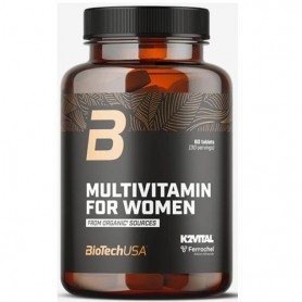 Multivitaminici - Multiminerali Biotech Usa, Multivitamin for Women, 60 cpr
