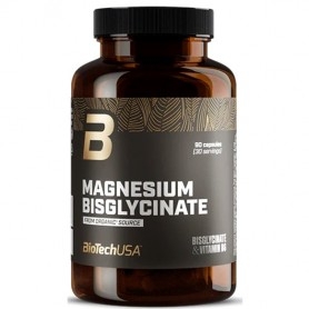 Vitamine e Minerali Biotech Usa, Magnesium Bisglycinate, 90 cps