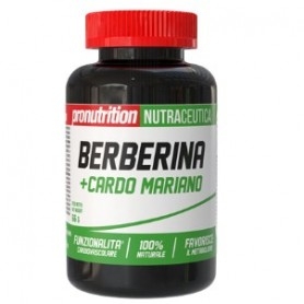 Berberina Pro Nutrition, Berberina Plus con Cardo Mariano, 60 cpr