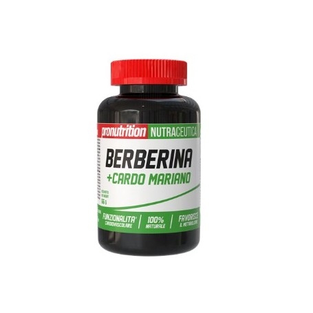 Berberina Pro Nutrition, Berberina Plus con Cardo Mariano, 60 cpr