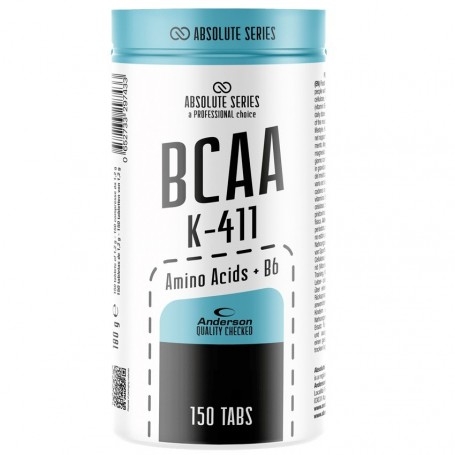 Aminoacidi Ramificati (Bcaa) Absolute Series, Bcaa K-411, 150 cpr