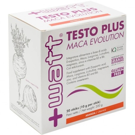 Tonici - Energizzanti +Watt, Testo Plus Maca Evolution, 20 stick