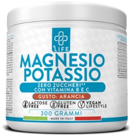 Zinco e Magnesio +Life, Magnesio e Potassio, 300 g